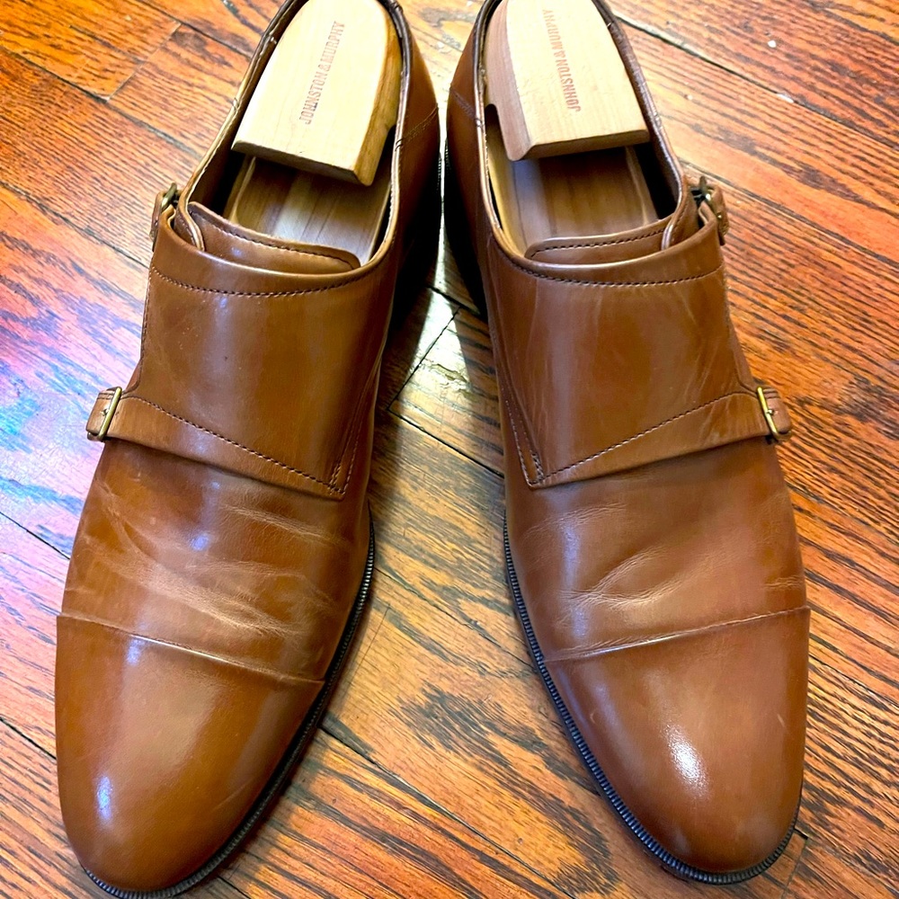 Used Johnston and Murphy Double Monk Strap Shoes.